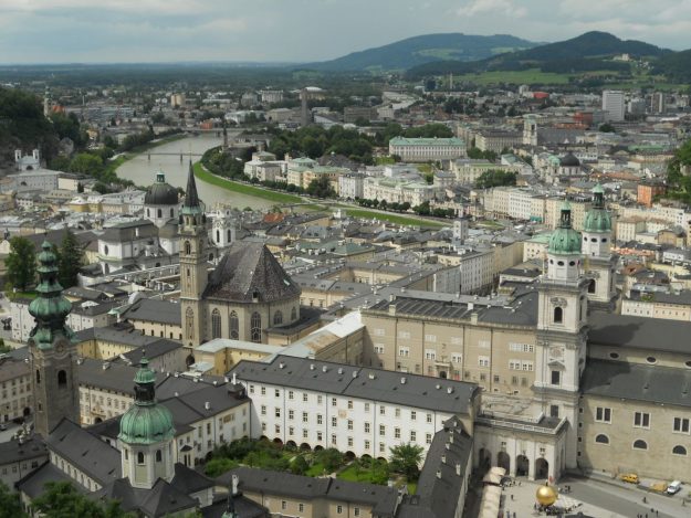 salzburg vista do alto