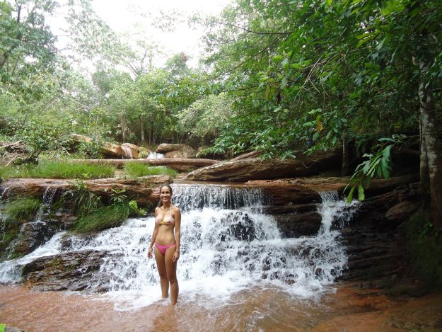 Cachoeira Raizama, na Chapada dos Veadeiros.