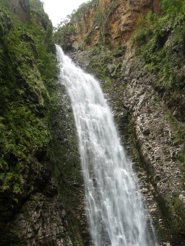 Cachoeira do Segredo, na Chapada dos Veadeiros.