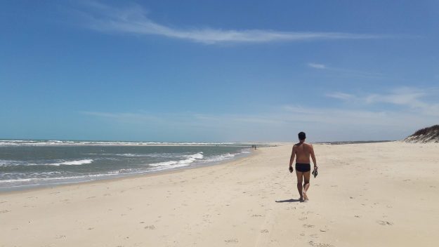 Praia de Águas Belas, no Ceará.
