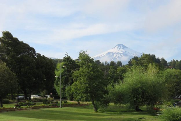 Vulcão Villarica, na região de La Poza, no centrinho de Pucón.