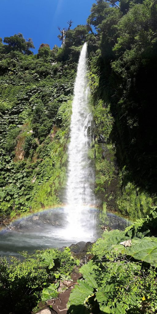 Salto La China, em Pucón.