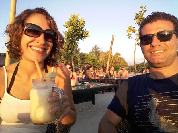 gili trawangan drinks por do sol