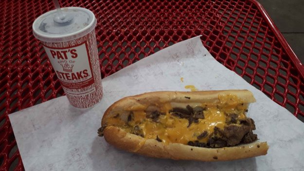 Lanche no Pat's King of Steak