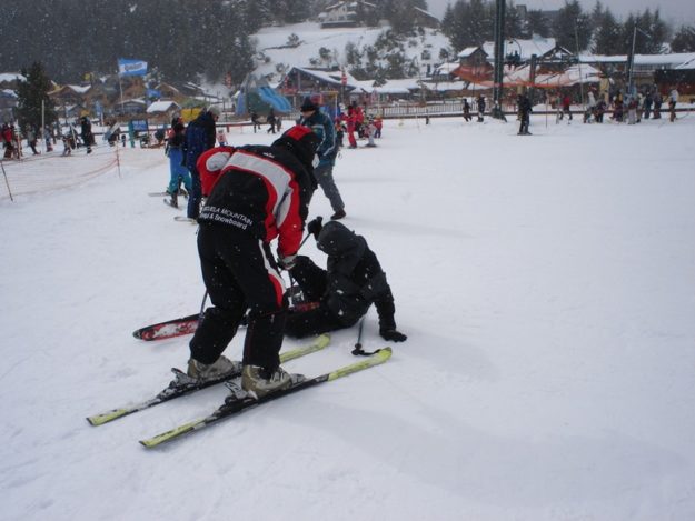 queda esqui bariloche