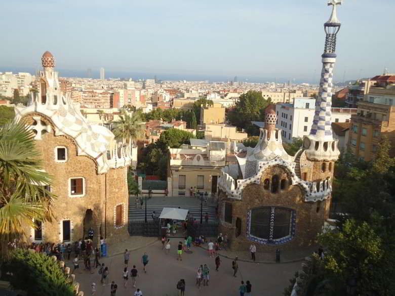o-que-fazer-em-barcelona-Park-Guell-Vista-de-cima