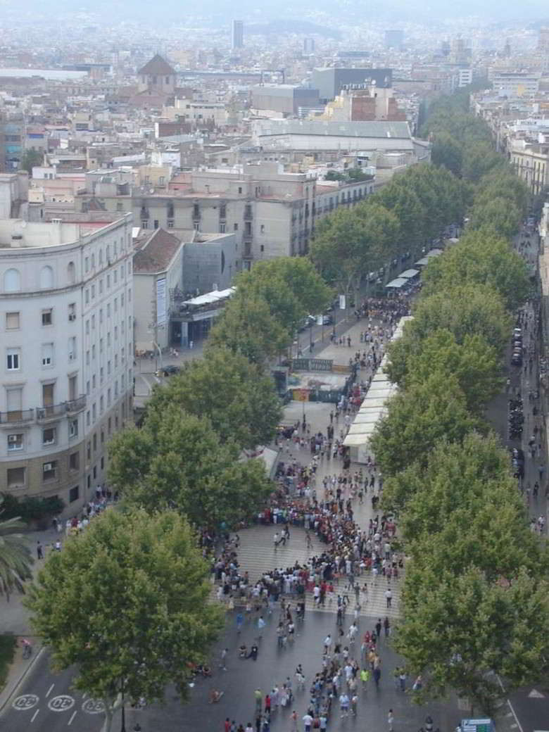 o-que-fazer-em-barcelona-Rabmlas-vista-de-cima