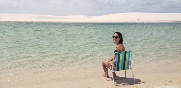 lagoa da passarela Santo Amaro do Maranhão