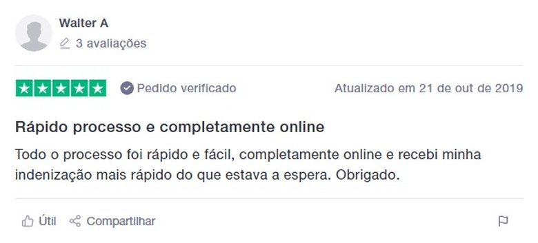 airhelp é confiável reputação trustpilot avaliação 1